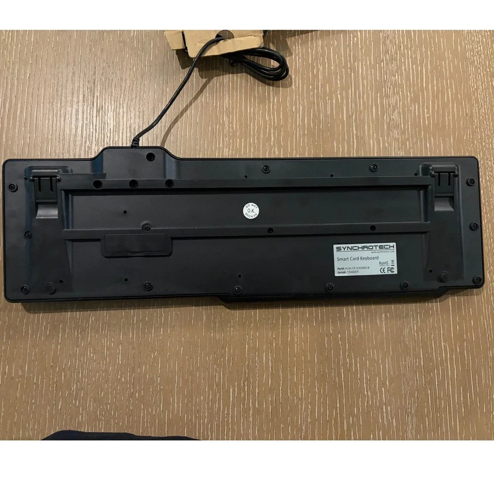SynchroTech USB Wired Keyboard 104 Keys Smart Card Reader‎ POS Comercial Use